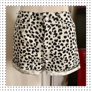 American Eagle Leopard Print Shorts